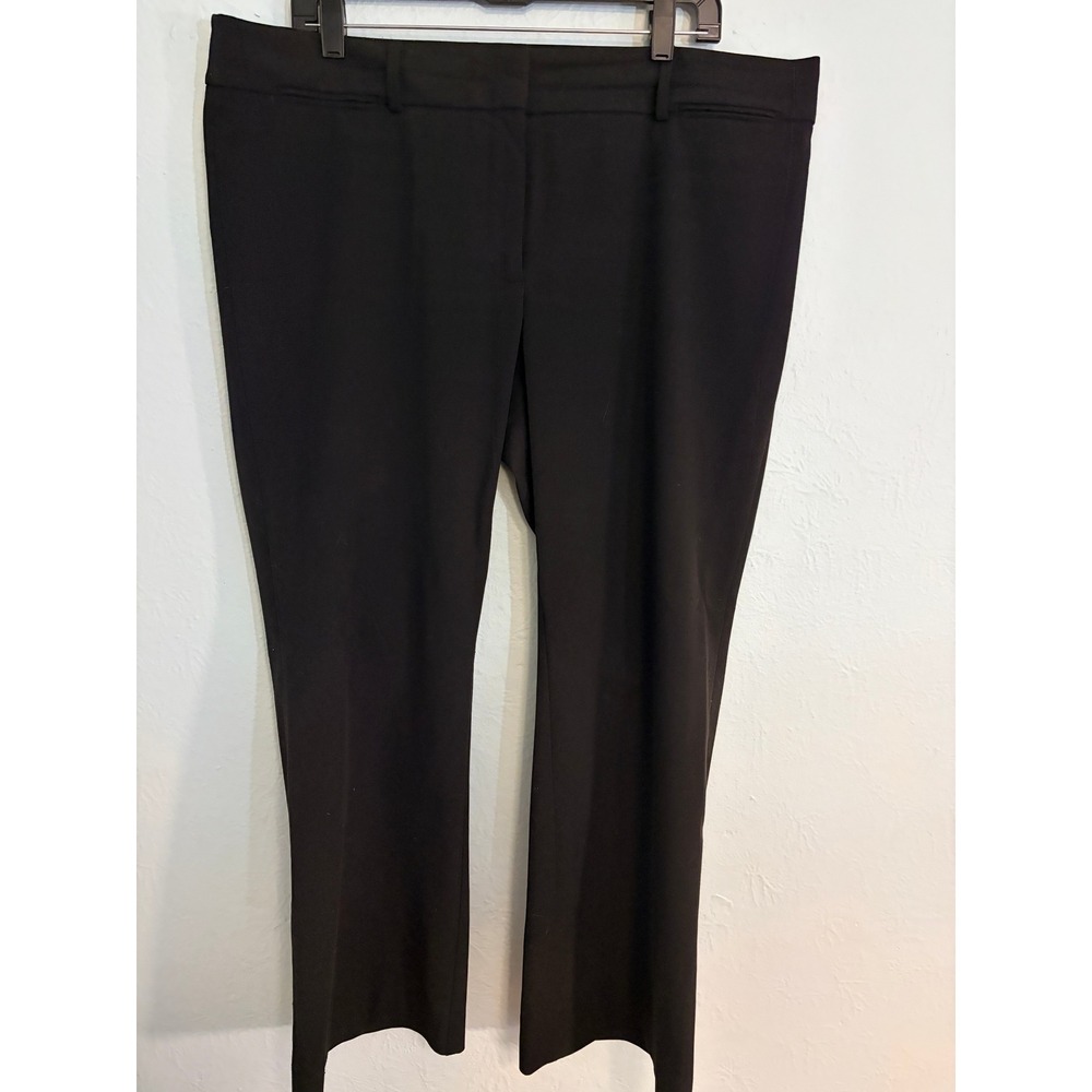 Loft Marisa Trouser 16P Black Straight Leg Professional Officecore Pants